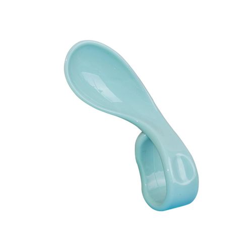 Children Curved Spoon Fork Set 2 Color Choose Blue Green Red Gift for Christmas Birthday New Year,Blue NO5235