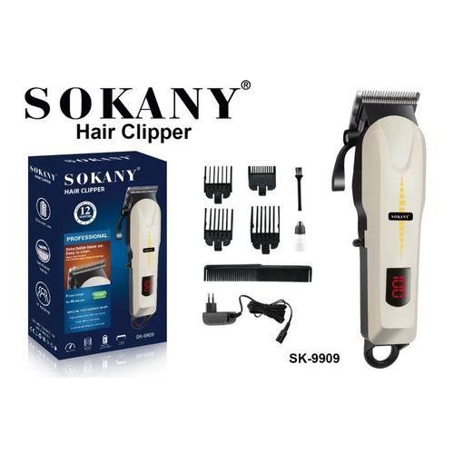 Sokany Rechargeable Cordless Shaving Machine With Battery Indicator - multicolour
