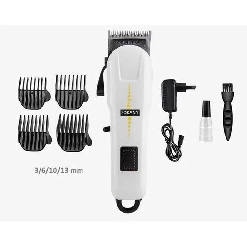 Sokany Rechargeable Cordless Shaving Machine With Battery Indicator - multicolour