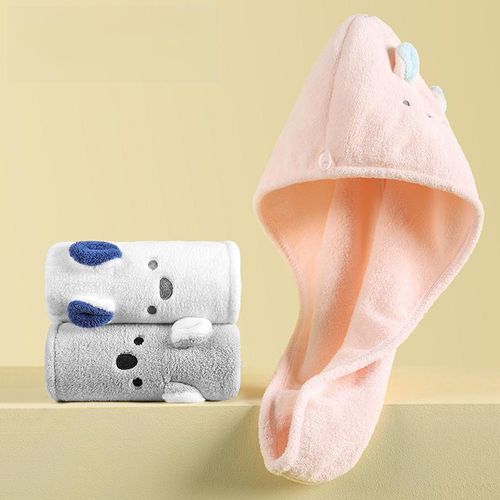 Soft shower cap, dry hair cap, children's parent-child style, super absorbent, quick drying, thickened