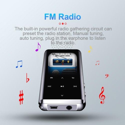 MP4 Player  Without Bluetooth(Black), Capacity: 32GB Without
