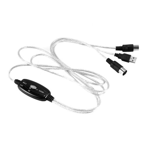 915 Generation USB IN-OUT MIDI Cable Converter PC to Music Keyboard Adapter