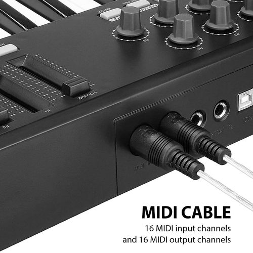 915 Generation USB IN-OUT MIDI Cable Converter PC to Music Keyboard Adapter