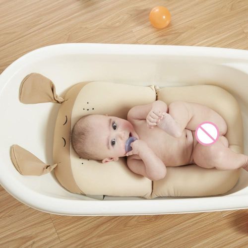 Cartoon Dog Baby Bath Tub Foldable Pad Chair Bathtub Seat Infant Support Cushion Mat NO5271