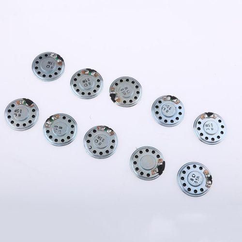5 X 10Pcs 30mm 8ohm 0.5W Audio Speaker Stereo Woofer