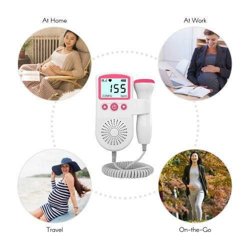 Fetal Doppler Baby Doppler Heartbeat Monitor For Pregnancy