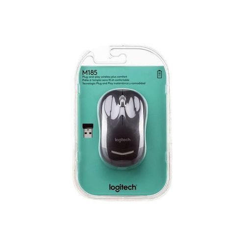 M185 Wireless Optical Mouse - Black