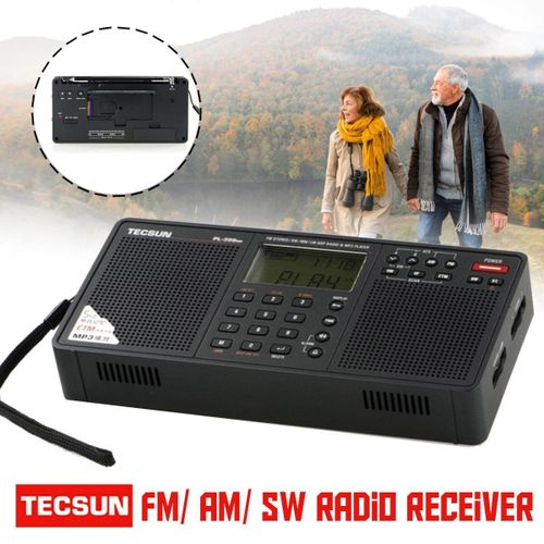 Tecsun PL-398MP 2.2 Inch Full Band Digital Tuning Stereo FM/AM/SW Radio Receiver
