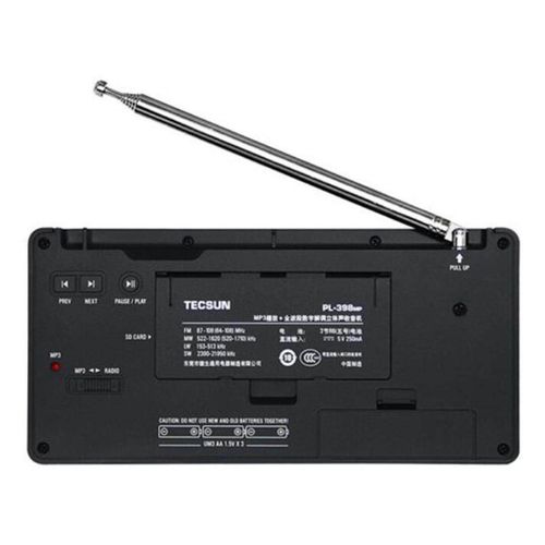 Tecsun PL-398MP 2.2 Inch Full Band Digital Tuning Stereo FM/AM/SW Radio Receiver