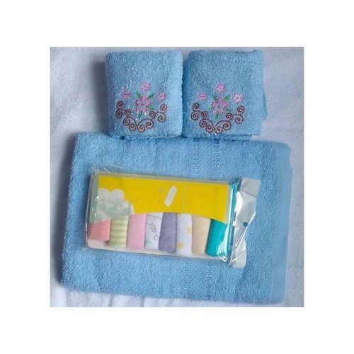 Baby Towel 3 In 1 And Soft Mouth Cloth 8 In 1 Baby Gift Sets