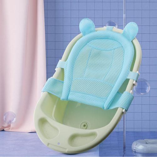 Bathtub Support Net Newborn Shower Mesh Mat NonSlip Bath Net For Blue