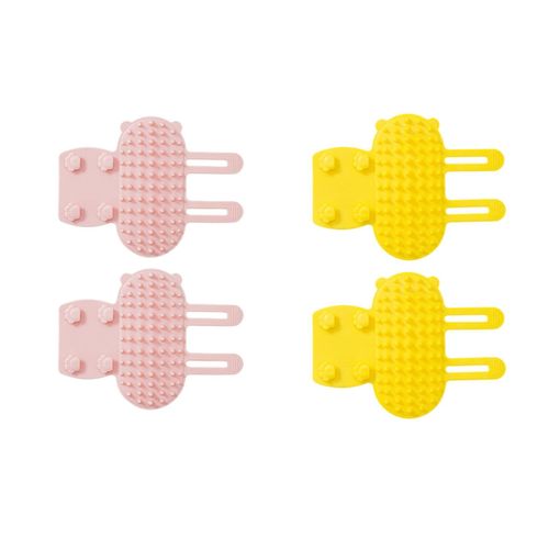 2 Pieces Self Grooming  Combs Softer Pet PInk