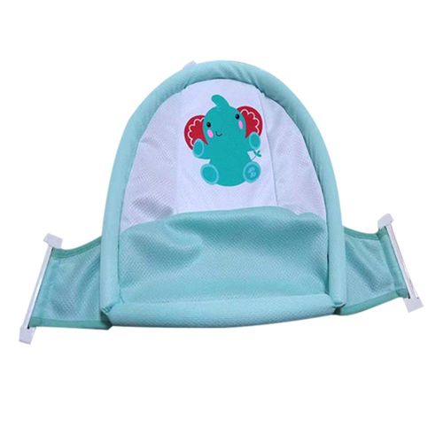 Newborn Baby Bath Seat Support Net Summer Shower Bathtub Sling Mesh Bathing New,Green NO5111