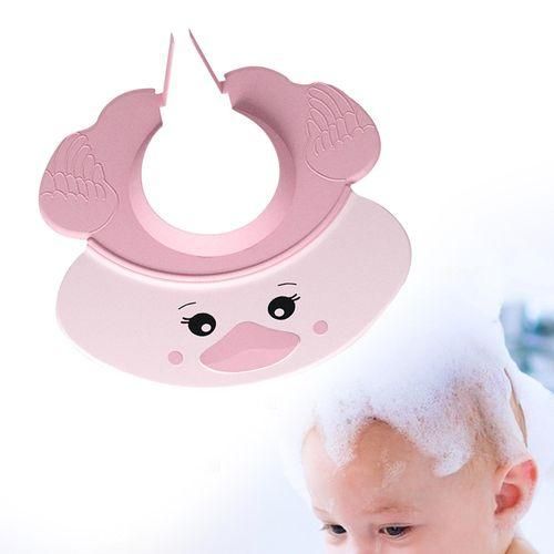 Cute Little  Shower Cap Bathing Protection Pink