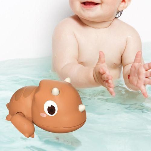 Up Bath Toys Floating Bathing Toys Triceratops Orange