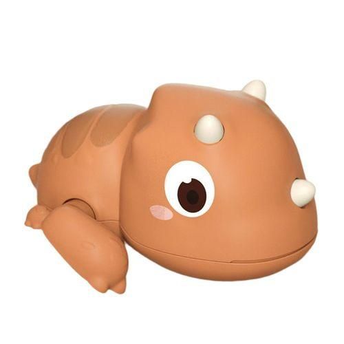 Up Bath Toys Floating Bathing Toys Triceratops Orange