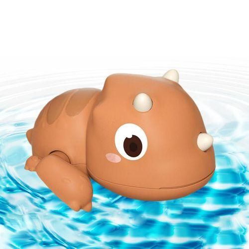 Up Bath Toys Floating Bathing Toys Triceratops Orange