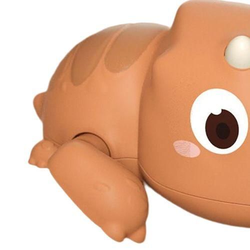 Up Bath Toys Floating Bathing Toys Triceratops Orange