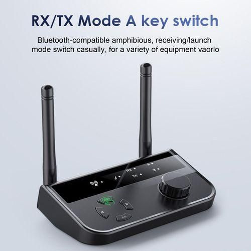 Audio Adapter Audio Bluetoothcompatible 5.3 AUX Black