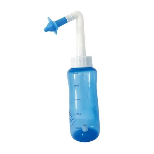 Neti Pot Nose Wash Pressure Rinse For Adult & Kid 500ml Manual Valve