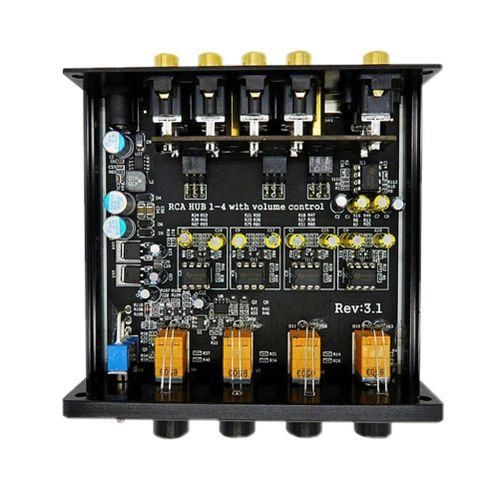 HIFI Lossless 1 Input 4 Output RCA HUB Audio Distributor Sig