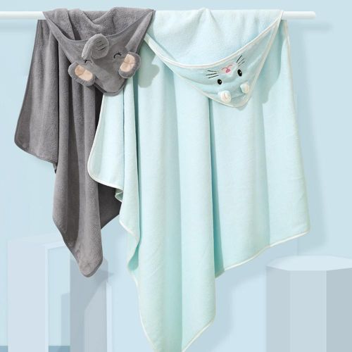 Baby Bath Towel Hooded Ultra Soft Blanket Highly Absorbent Bathrobe Toddlers Shower Gifts NO5114