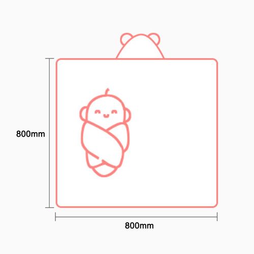 Baby Bath Towel Hooded Ultra Soft Blanket Highly Absorbent Bathrobe Toddlers Shower Gifts NO5114