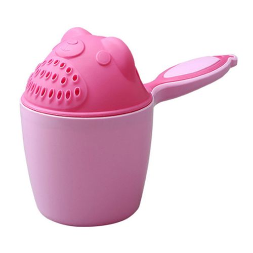 Baby Kids Cartoon Bathing Cup Shower Shampoo Bailer Water Spoon Bath Wash Cups,Pink NO5112