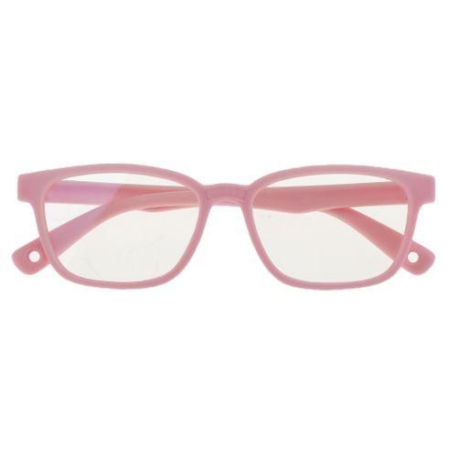 Pink Fashionable Antiblue Light Soft Silicone Frame Glasses Pink