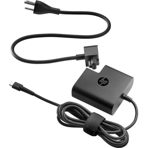 Hp  65W GaN USB-C Laptop Charger (600Q8AA), 65 W Output Power, Connection Type is USB Type-C, 2 USB-C Ports, Fast Charging, Very light with 110 g Weight, One Year Limited Warranty.