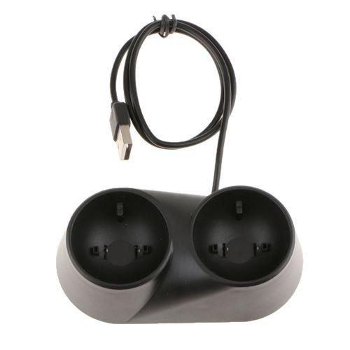 Dual Charger Charging Dock Station For   PS4 PS VR Move Controller