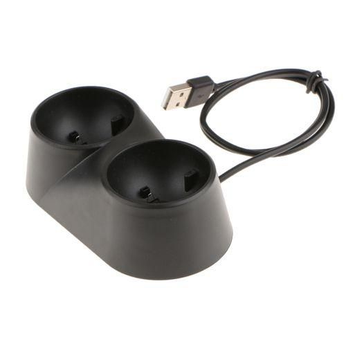 Dual Charger Charging Dock Station For   PS4 PS VR Move Controller