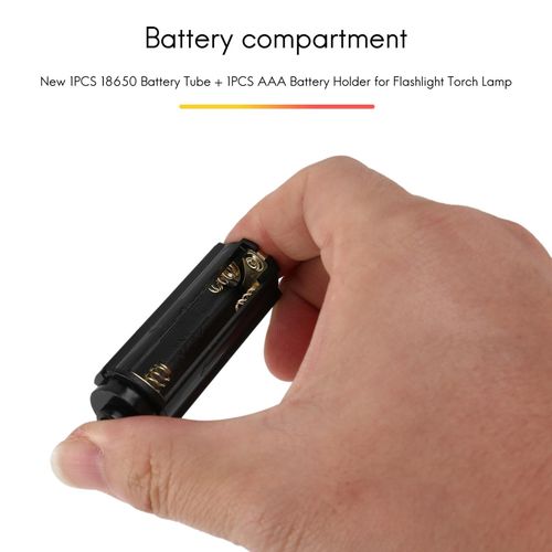 915 Generation New 1PCS 18650 Battery Tube + 1PCS AAA Battery Holder for