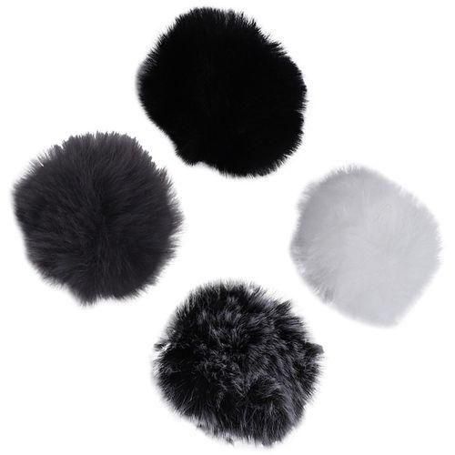 Universal Lavalier Microphone Furry Windscreen Fur Windshield Wind Muff Soft for Sony Rode Boya Lapel Lavalier Mic 5Mm
