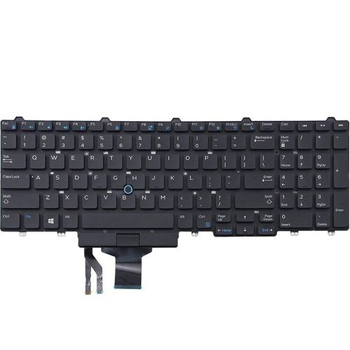 DELL Latitude E5550, E5570 Laptop Keyboard-Black