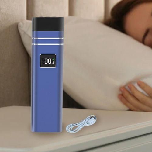 Aluminum Alloy Pillow Speaker With LED Display Bone Blue