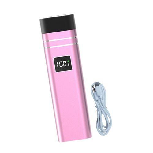 Aluminum Alloy Pillow Speaker With LED Display Bone Pink
