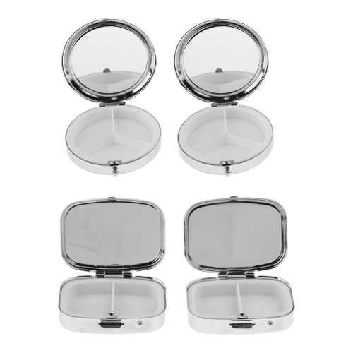 2 Pieces Vitamin  Tablet Box  Storage Cases