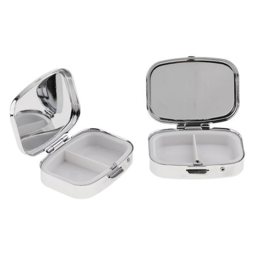 2 Pieces Vitamin  Tablet Box  Storage Cases
