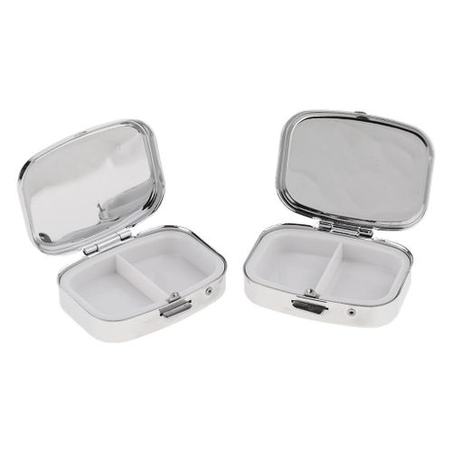 2 Pieces Vitamin  Tablet Box  Storage Cases