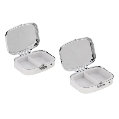 2 Pieces Vitamin  Tablet Box  Storage Cases