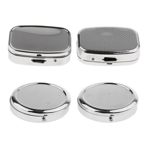 2 Pieces Vitamin  Tablet Box  Storage Cases