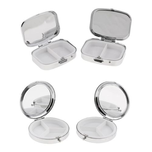 2 Pieces Vitamin  Tablet Box  Storage Cases