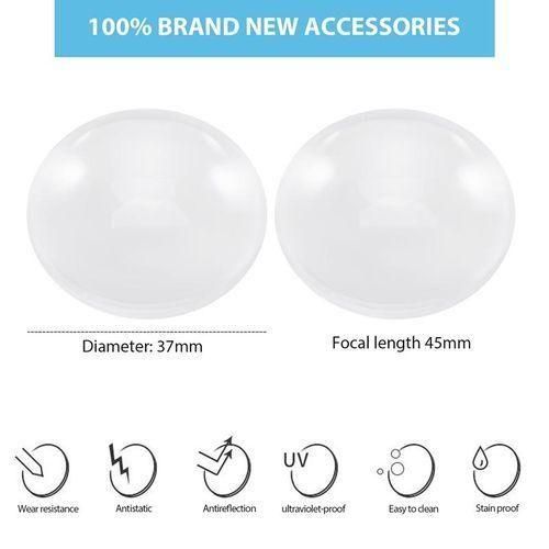 2x for Google Cardboard Virtual Reality VR BiConvex Lenses