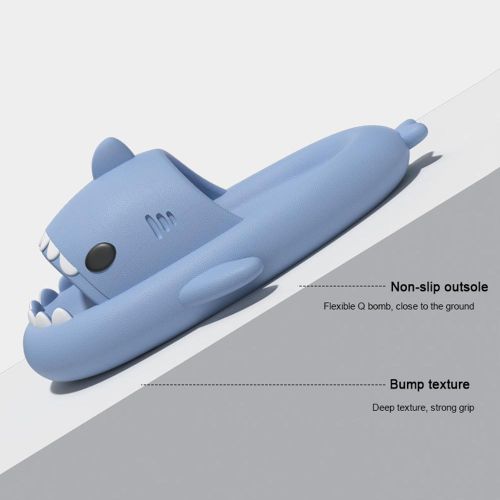 Children's Summer EVA Slippers Cartoon Shark Sandal Quick Drying Non-Slip Slides
