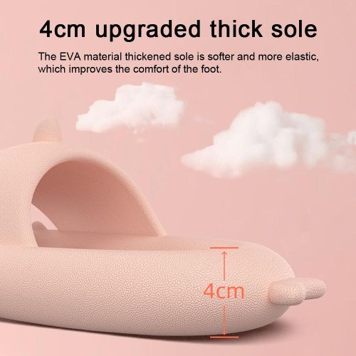 Children's Summer EVA Slippers Cartoon Shark Sandal Quick Drying Non-Slip Slides
