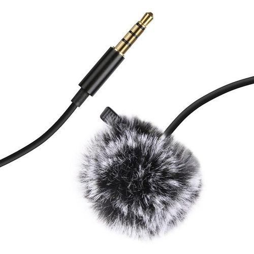 PULUZ 6M 3.5mm Jack Lavalier Wired Condenser Recording Micro