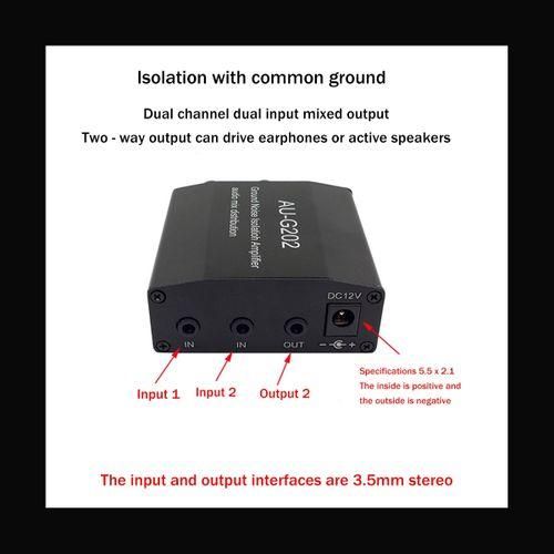 Audio Mixer Distributor DC518V Ground Noise Lsolatioh A