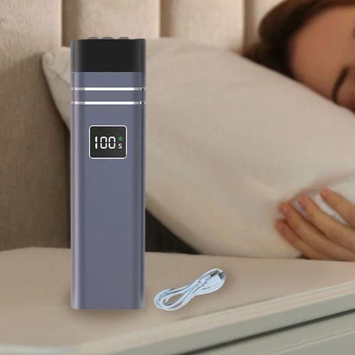 Aluminum Alloy Pillow Speaker With LED Display Bone Gray