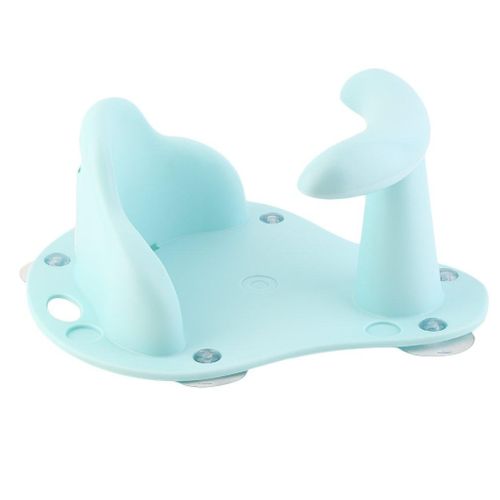 Baby Bath Seat Bottom Sucker Safe Cute Anti-slip Durable for Shower Bathing New,Blue NO5111